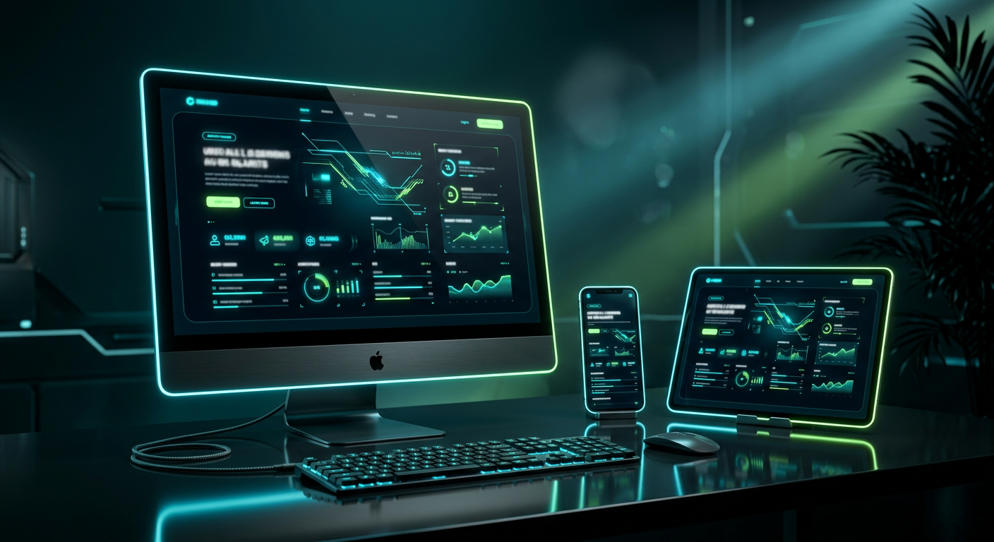 Lumivo Agency websites on desktop, tablet and smartphone